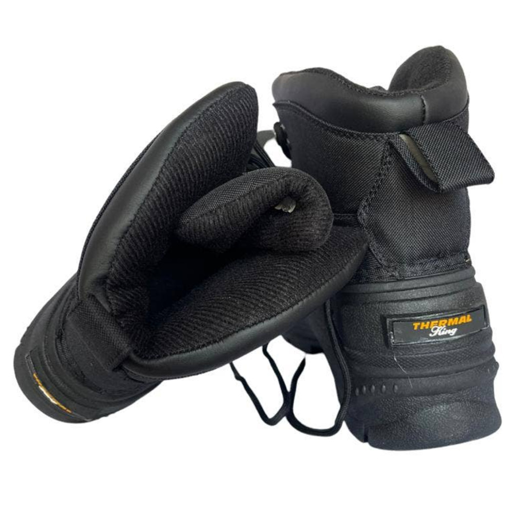 💎✨$130✨💎 New in Box THERMAL KING JON Black Men's Boots - Picture 6 of 8